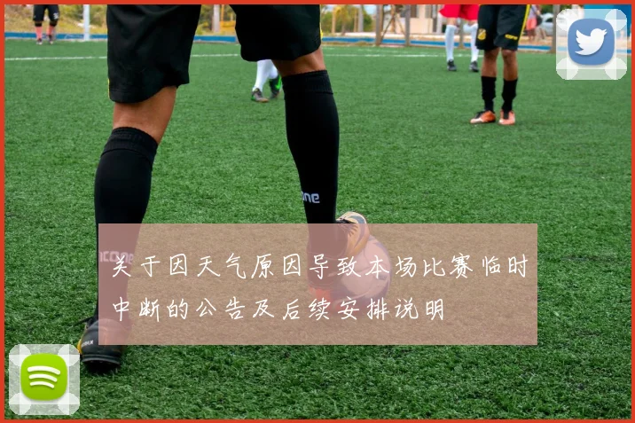 关于因天气原因导致本场比赛临时中断的公告及后续安排说明